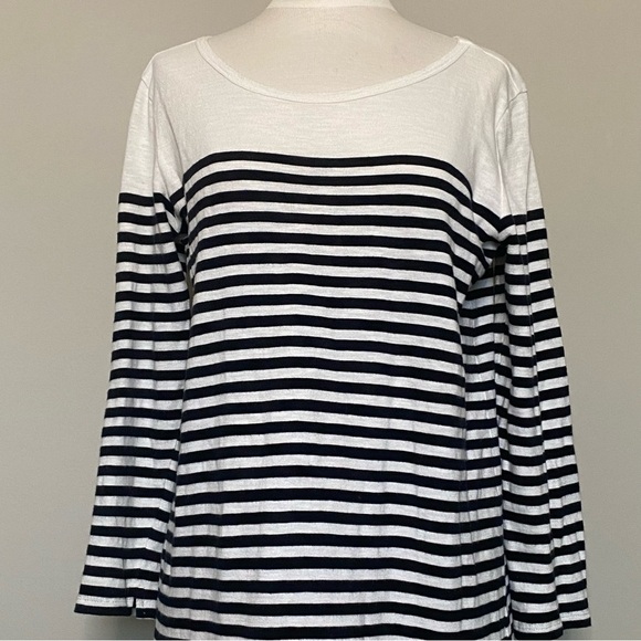 Joie Pentea B Striped 3/4 Sleeve Shift T-shirt Dress, size Small - Picture 3 of 13